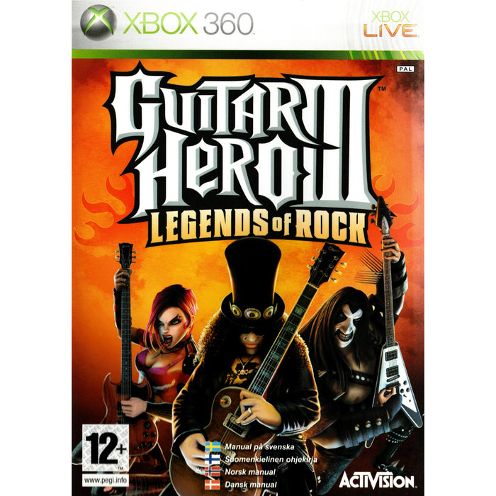 Xbox 360: Guitar Hero III - Legends of Rock (Brukt)