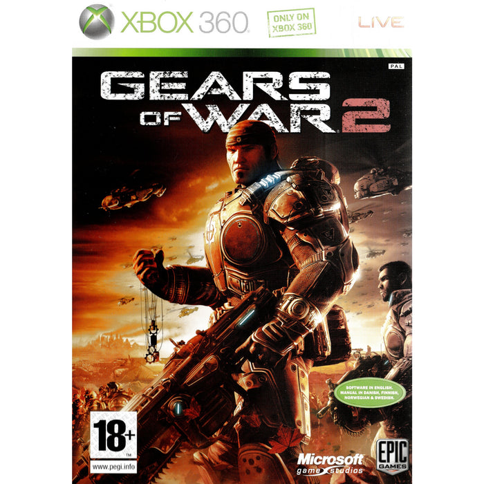 Xbox 360: Gears of Wars 2 (Brukt)