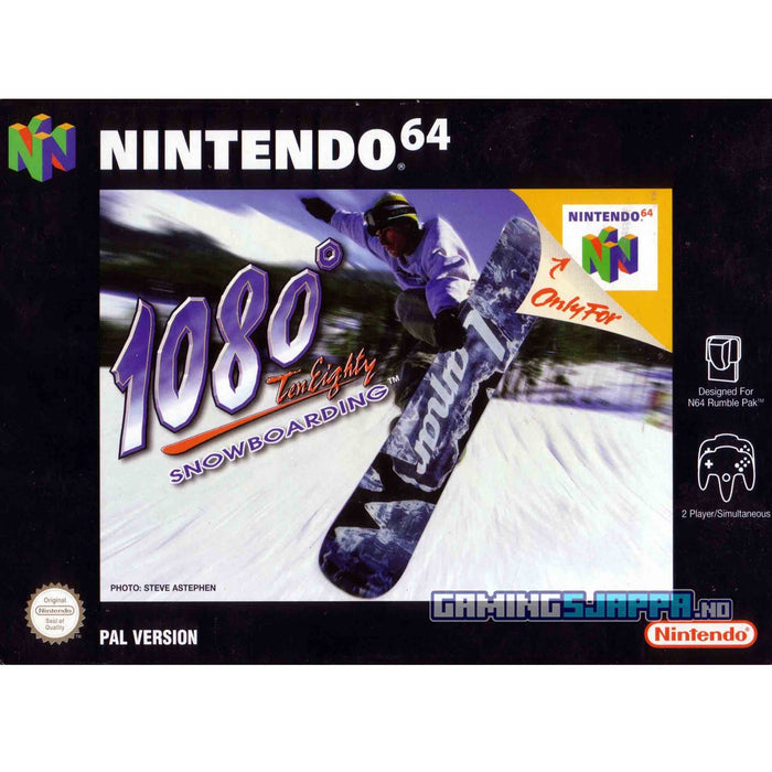 Nintendo 64: 1080 TenEighty Snowboarding (Brukt)