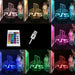 3D LED-lamper med spillmotiv: PlayStation | Zelda | Mario | Fortnite PlayStation 5-logo