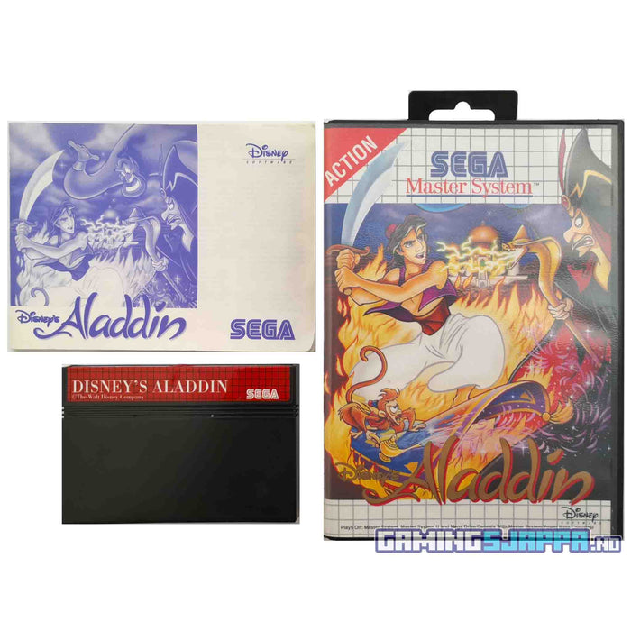 Sega Master System: Disney's Aladdin (Brukt) Komplett [A-]