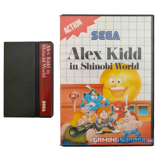 Sega Master System: Alex Kidd in Shinobi World (Brukt) Kassett i eske [B+]