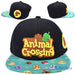 Caps: Animal Crossing-hatt med logo og løvblad-emblem Gamingsjappa.no