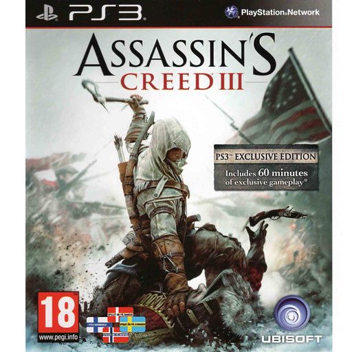 PS3: Assassin's Creed III (Brukt) PS3 Exclusive Edition [A/A/B+]