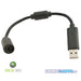 Originale Breakaway kabelplugger til Xbox- og Xbox 360-kontrollere (Brukt) Xbox 360 USB [Svart]