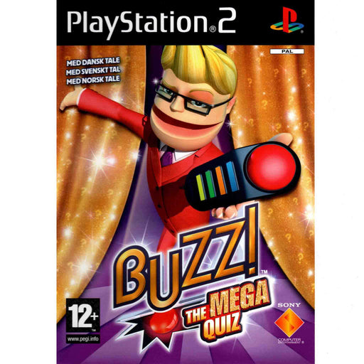 PS2: Buzz - The Mega Quiz (Brukt) - Gamingsjappa.no