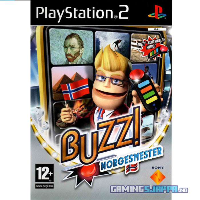 PS2: Buzz! Norgesmester (Brukt)