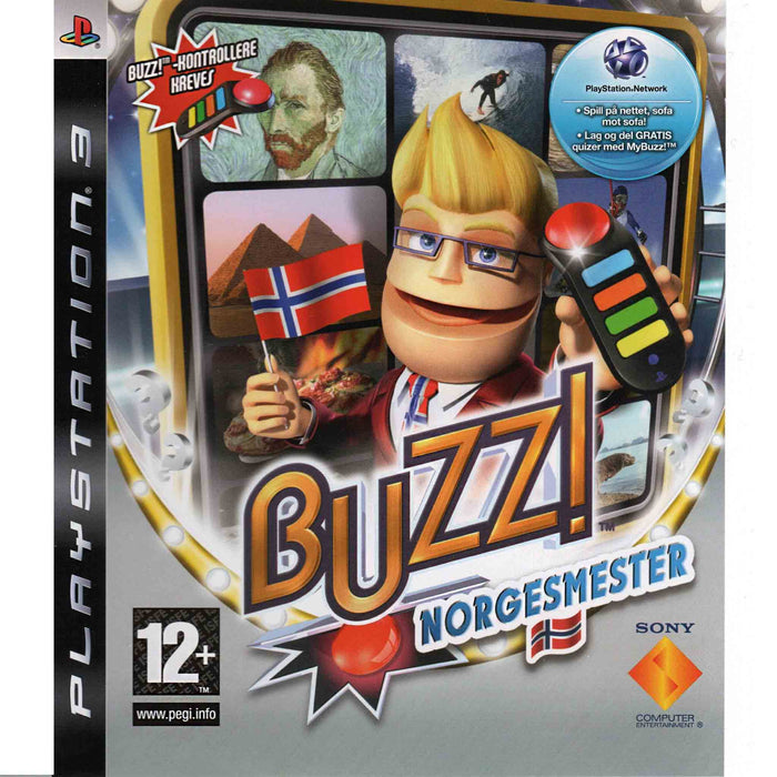 PS3: Buzz! Norgesmester (Brukt)