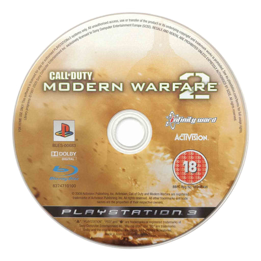 Erstatningsdisk: Call of Duty - Modern Warfare 2 [PS3] (Brukt) Gamingsjappa.no
