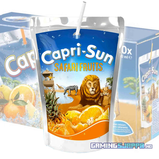 Leskedrikk: Capri-Sun Safari med fruktsmak [200ml] Gamingsjappa.no