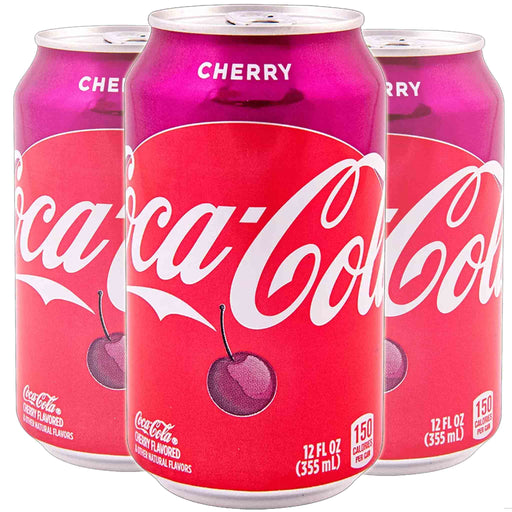 Brus: Coca-Cola med kirsebærsmak (Cherry Coke) [355ml]