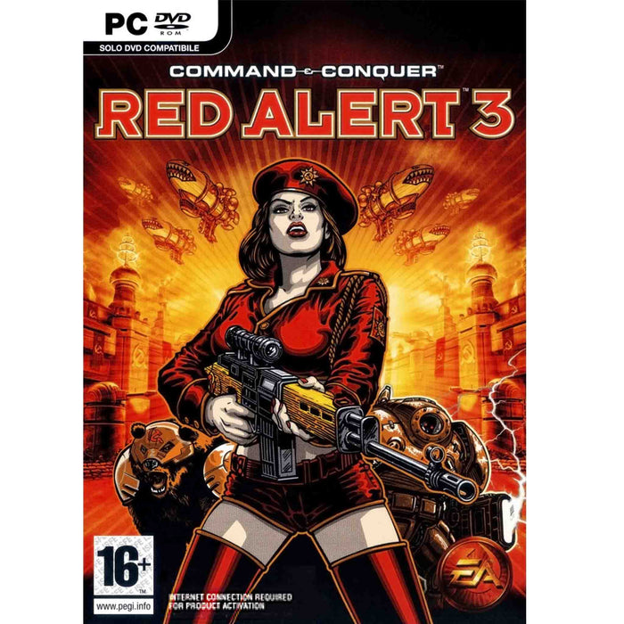 PC DVD-ROM: Command & Conquer - Red Alert 3 (Brukt) Komplett [A]