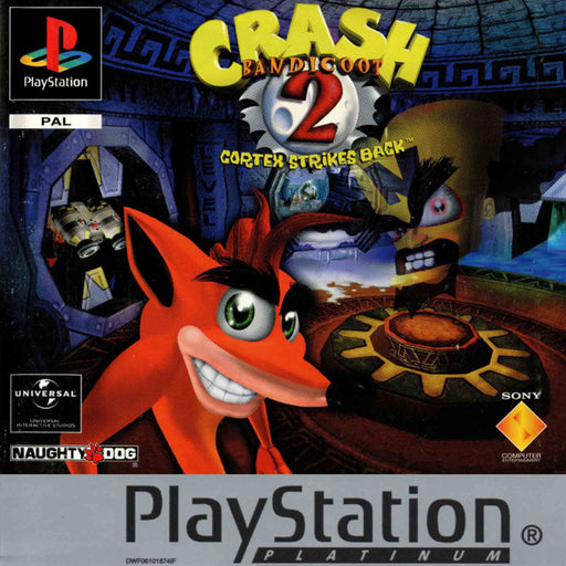 PS1: Crash Bandicoot 2: Cortex Strikes Back - Platinum (Brukt)