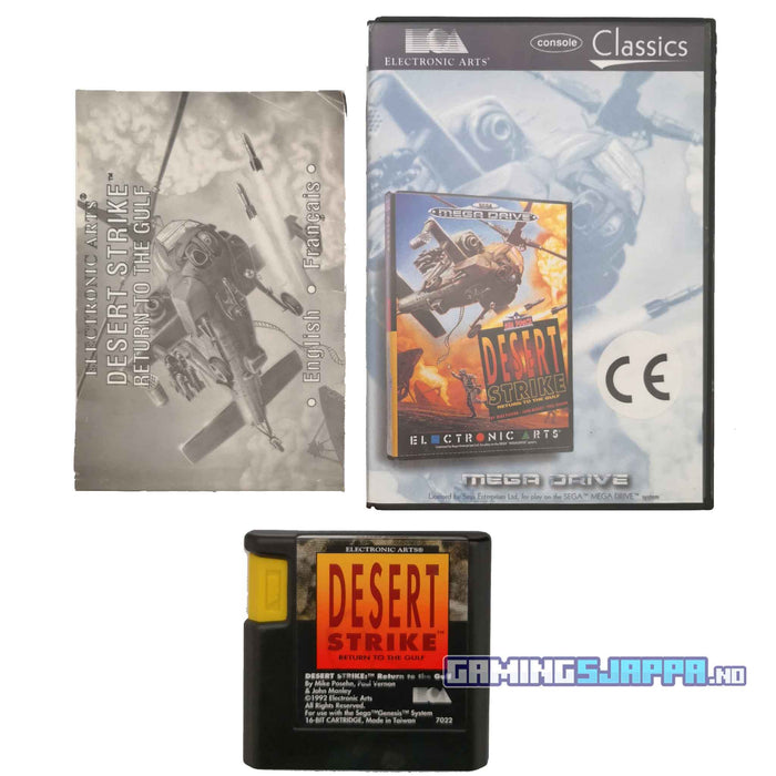 Sega Mega Drive: Desert Strike - Return to the Gulf (Brukt) Gamingsjappa.no