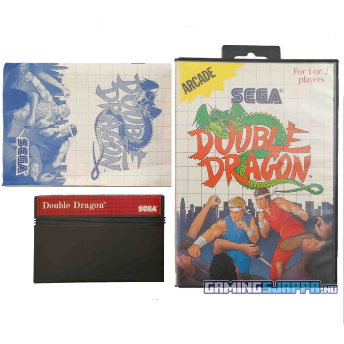 Sega Master System: Double Dragon (Brukt) Komplett [A-/A]
