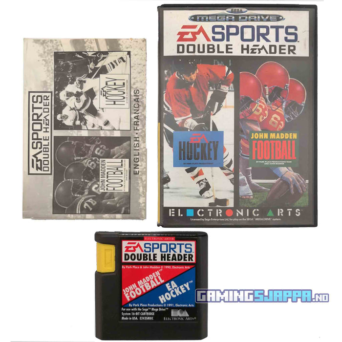 Sega Mega Drive: EA Sports Double Header (Brukt) Komplett [A/A/B]