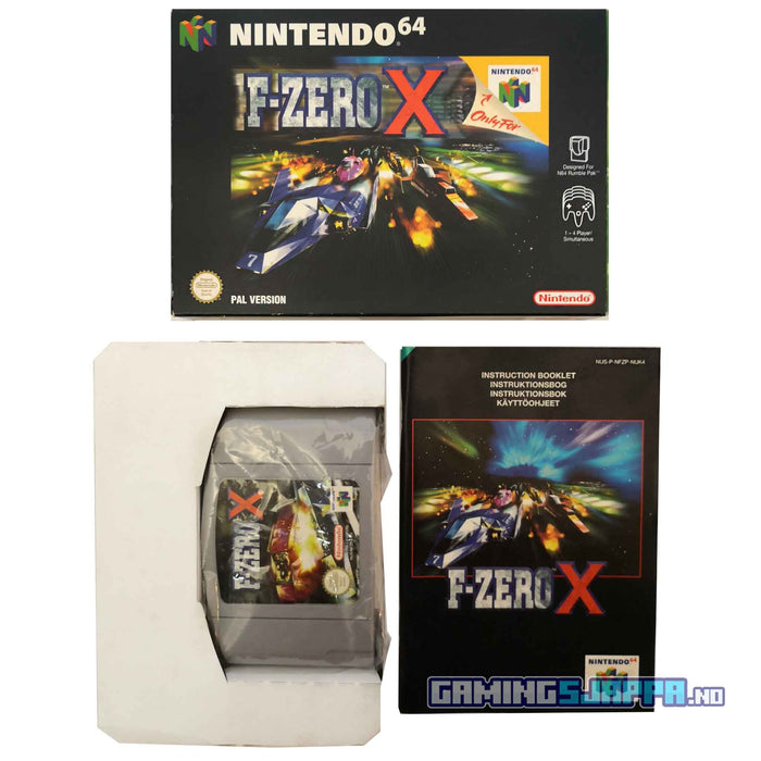 Nintendo 64: F-Zero X (Brukt) Komplett [A-/A/A]