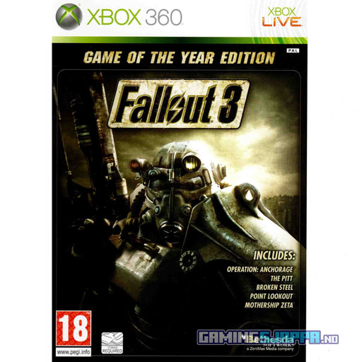 Xbox 360: Fallout 3 - Game of the Year Edition (Brukt)