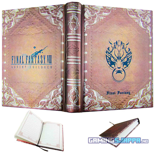 Notatbok: Final Fantasy VII Advent Children logo Gamingsjappa.no