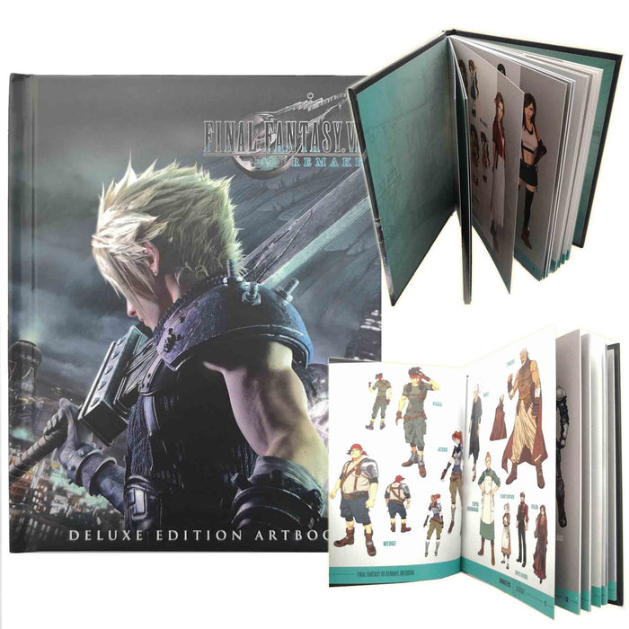 Bildebok: Final Fantasy VII Remake Deluxe Edition Artbook (Brukt)