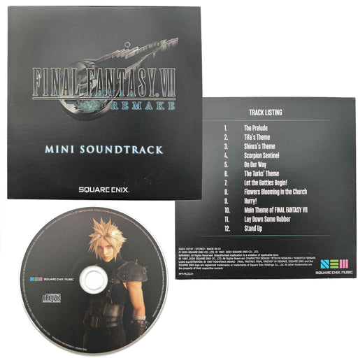 CD: Final Fantasy VII Remake Deluxe Edition Mini Soundtrack (Brukt) Gamingsjappa.no