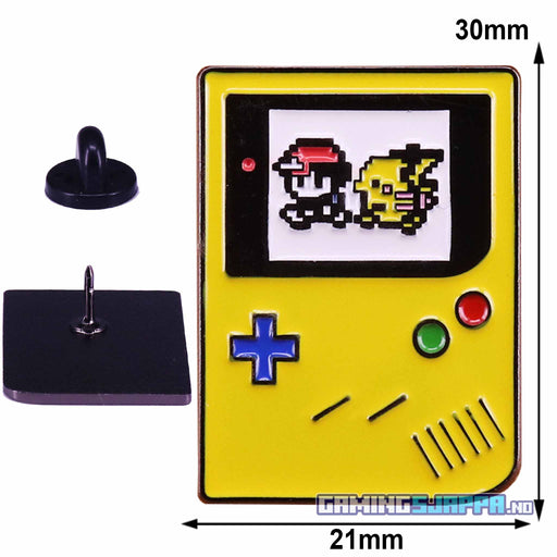 Pins: Game Boy med Pokémon 8-bit Pikachu - Gamingsjappa.no