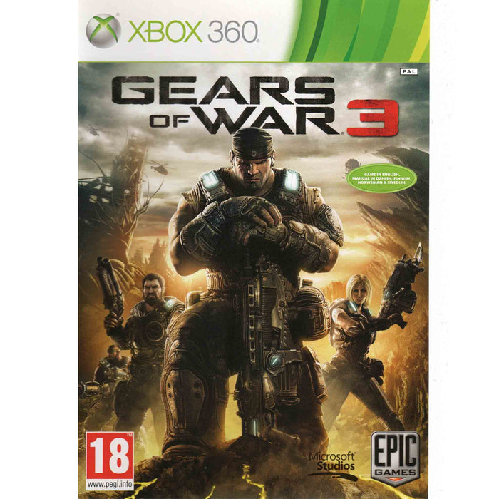 Xbox 360: Gears of War 3 (Brukt) Komplett [A]