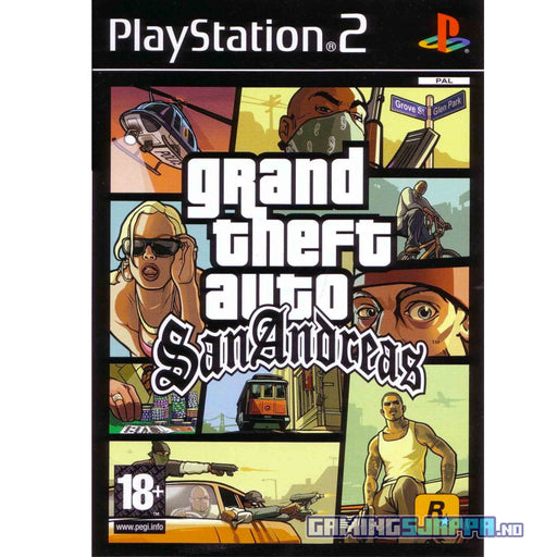 PS2: Grand Theft Auto - San Andreas (Brukt) - Gamingsjappa.no