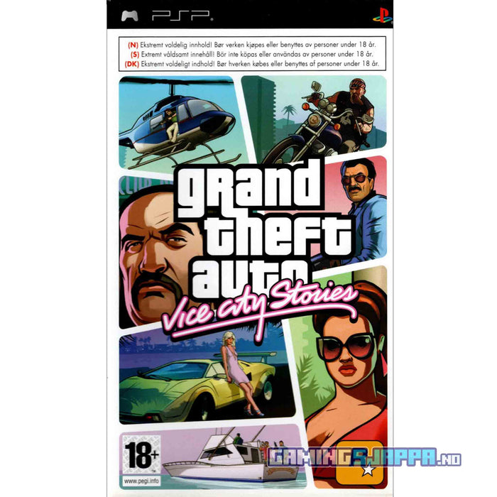 PlayStation Portable: Grand Theft Auto - Vice City Stories (Brukt)