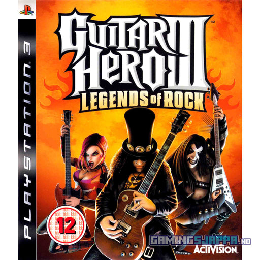 PS3: Guitar Hero lll - Legends of Rock (Brukt)