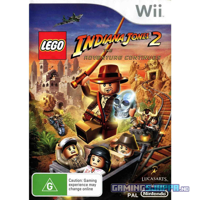 Wii: LEGO Indiana Jones 2 - The Adventure Continues (Brukt)