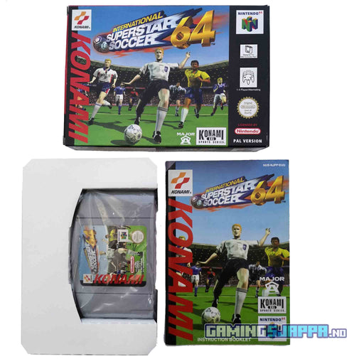 Nintendo 64: International Superstar Soccer 64 (Brukt) Komplett [A-/A/A]
