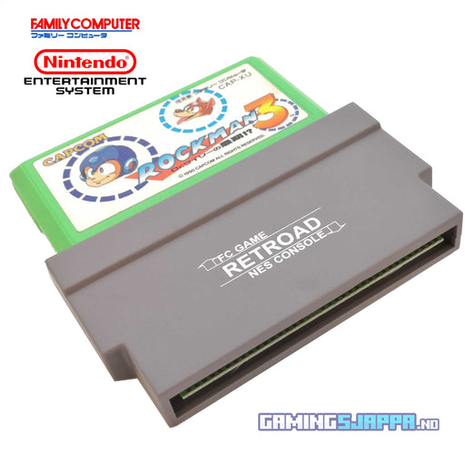 Japansk Famicom 60 pin til EU NES 72 pin-adapter (Retroad) Gamingsjappa.no