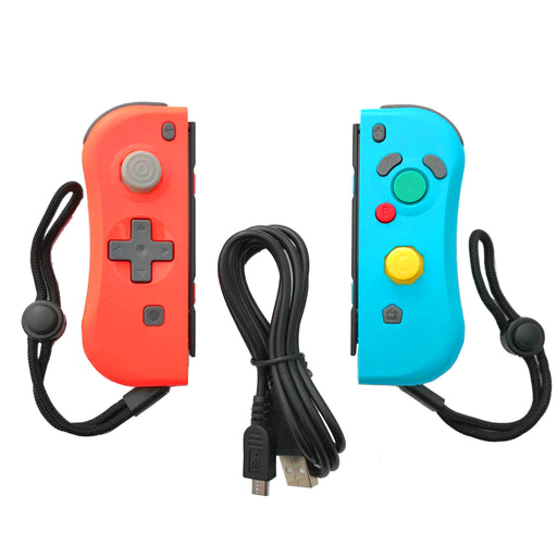 Joy-Con Pad-kontrollere til Nintendo Switch med GameCube-design (inkl. lader og reimer)