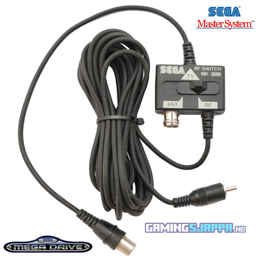 Kablet RF-/antenneswitch til Sega Mega Drive og Master System (Brukt)