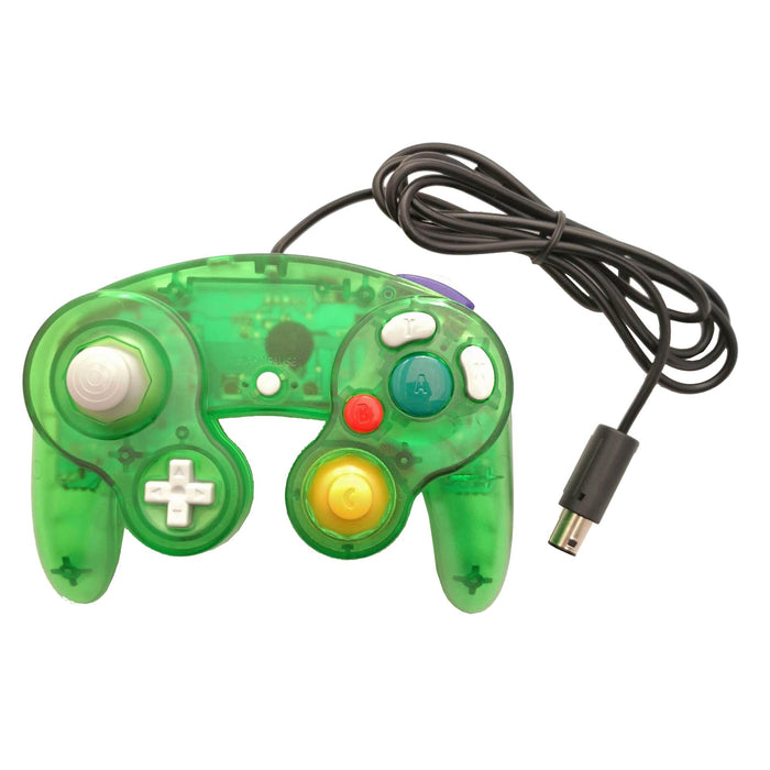 Kontroll til Nintendo GameCube - Farget NGC-kontroller gjennomsiktig (tredjepart) Grønn
