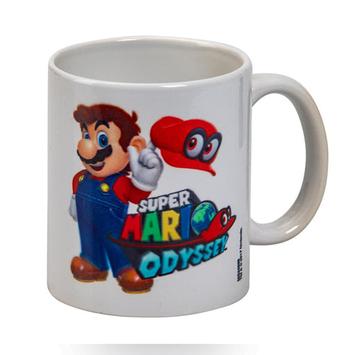 Kopp/krus: Super Mario Odyssey Mario og logo Gamingsjappa.no