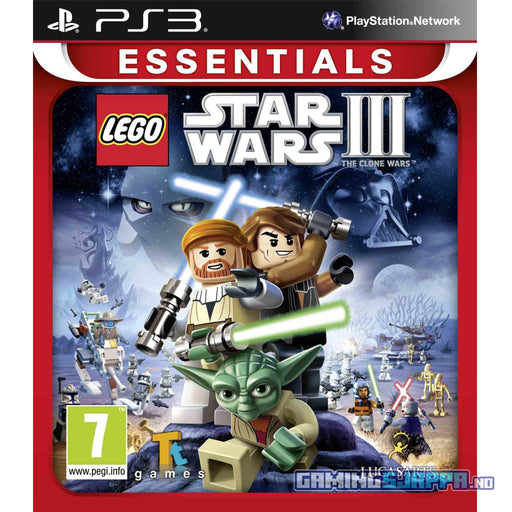 PS3: LEGO Star Wars III - The Clone Wars (Brukt) Essentials [A-/A/A-]