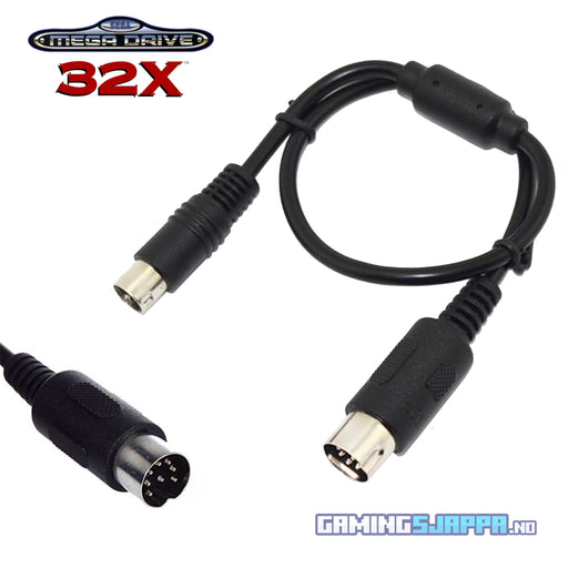Link kabel til Sega Mega Drive og 32X [8-pin DIN til 8-pin Mini-DIN] (tredjepart)