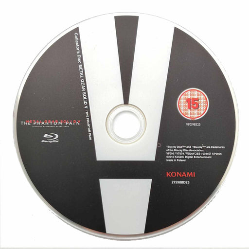 Erstatningsdisk: MGS V The Phantom Pain Collector's Disc [Blu-ray] (Brukt) Gamingsjappa.no