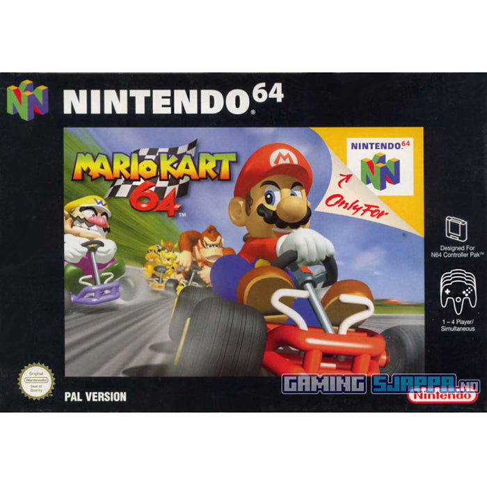 Nintendo 64: Mario Kart 64 (Brukt) Gamingsjappa.no