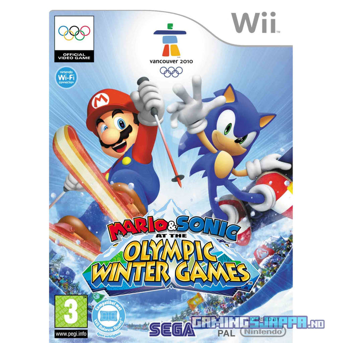 Wii: Mario & Sonic at the Olympic Winter Games (Brukt) - Gamingsjappa.no
