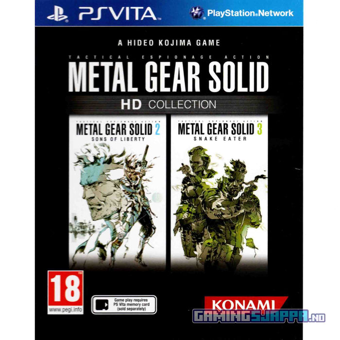 PlayStation Vita: Metal Gear Solid HD Collection (Brukt)