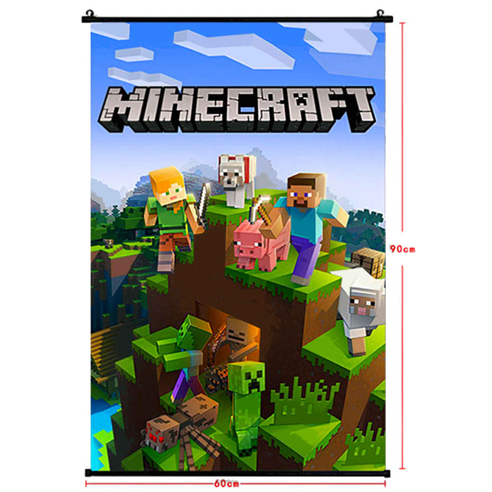 Tøyplakat: Minecraft - Klassisk artwork | Wall Scroll Default Title