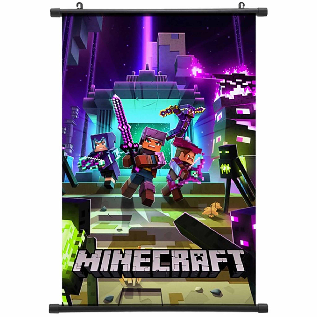 Tøyplakat: Minecraft Dungeons - Echoing Void | Wall Scroll