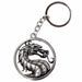 Nøkkelring av metall: Mortal Kombat - Dragon Mark-logo - Gamingsjappa.no