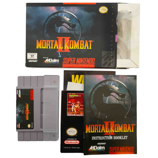SNES: Mortal Kombat II [USA] (Brukt) USA CIB [S/A]