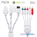 Multikomponentkabel til Wii, Wii U, PS2, PS3 og Xbox 360 [YPbPr]