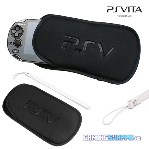 Myk oppbevaringssleeve til PlayStation Vita | PSV Etui med strop