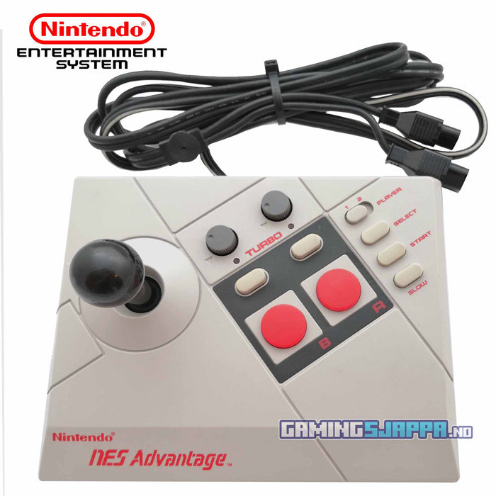NES Advantage arkadekontroller til Nintendo NES 8-bit (Brukt) Gamingsjappa.no